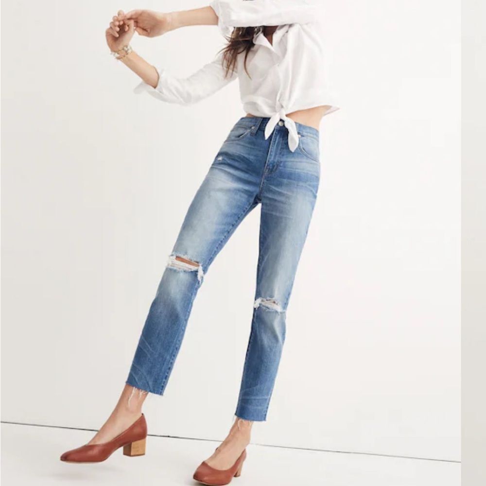 Madewell, the high-rise slim boy Jean 26